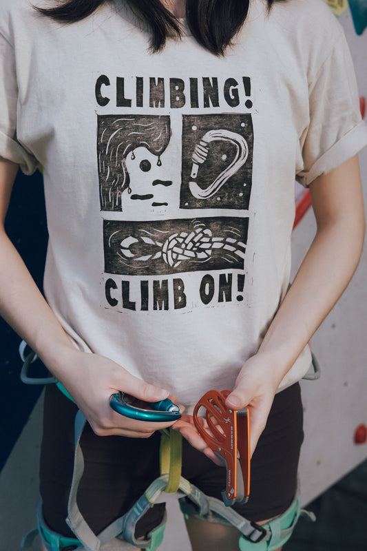 “Climb On” – The Story Behind Tako Press’s First Tee