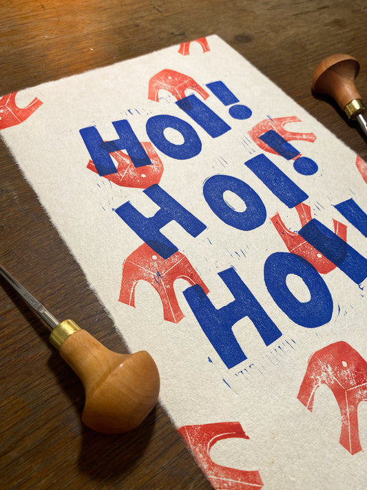 Bia Hơi ✸ Linocut A4 Print