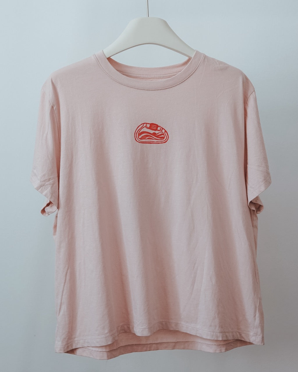 Rock Climbing "Climb On" ✸ Hand-printed Women Boxy T-Shirt