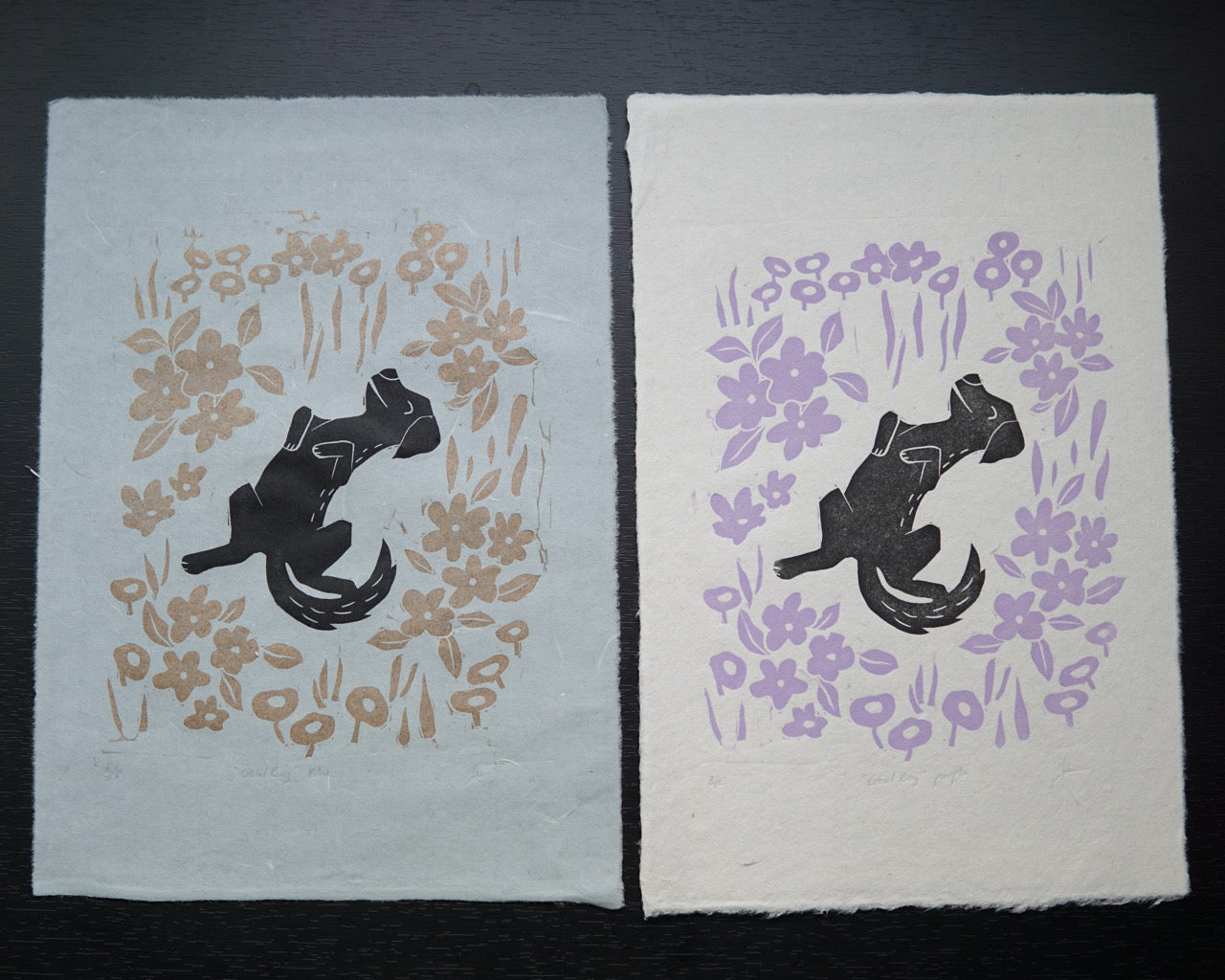 Good Boy ✸ Linocut A4 Print