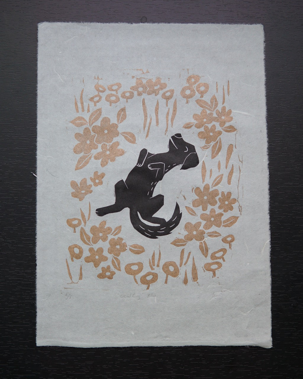 Good Boy ✸ Linocut A4 Print