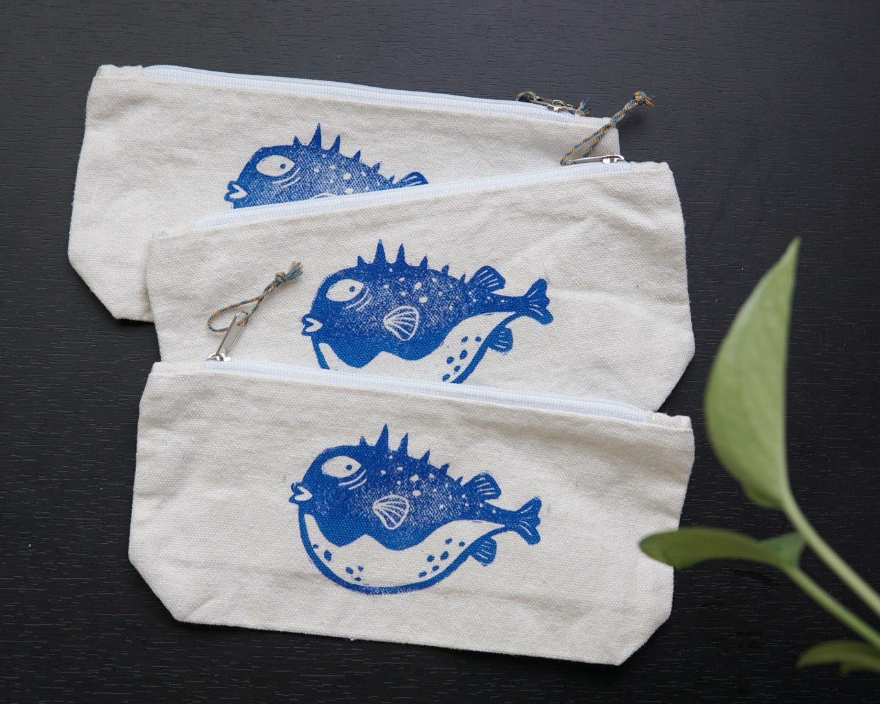 Judgy Puffy ✸ Handprinted Mini Pouch