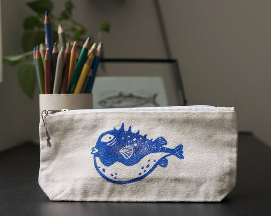 Judgy Puffy ✸ Handprinted Mini Pouch